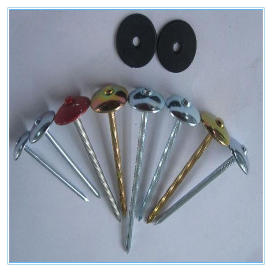 Umbrella roofing nails